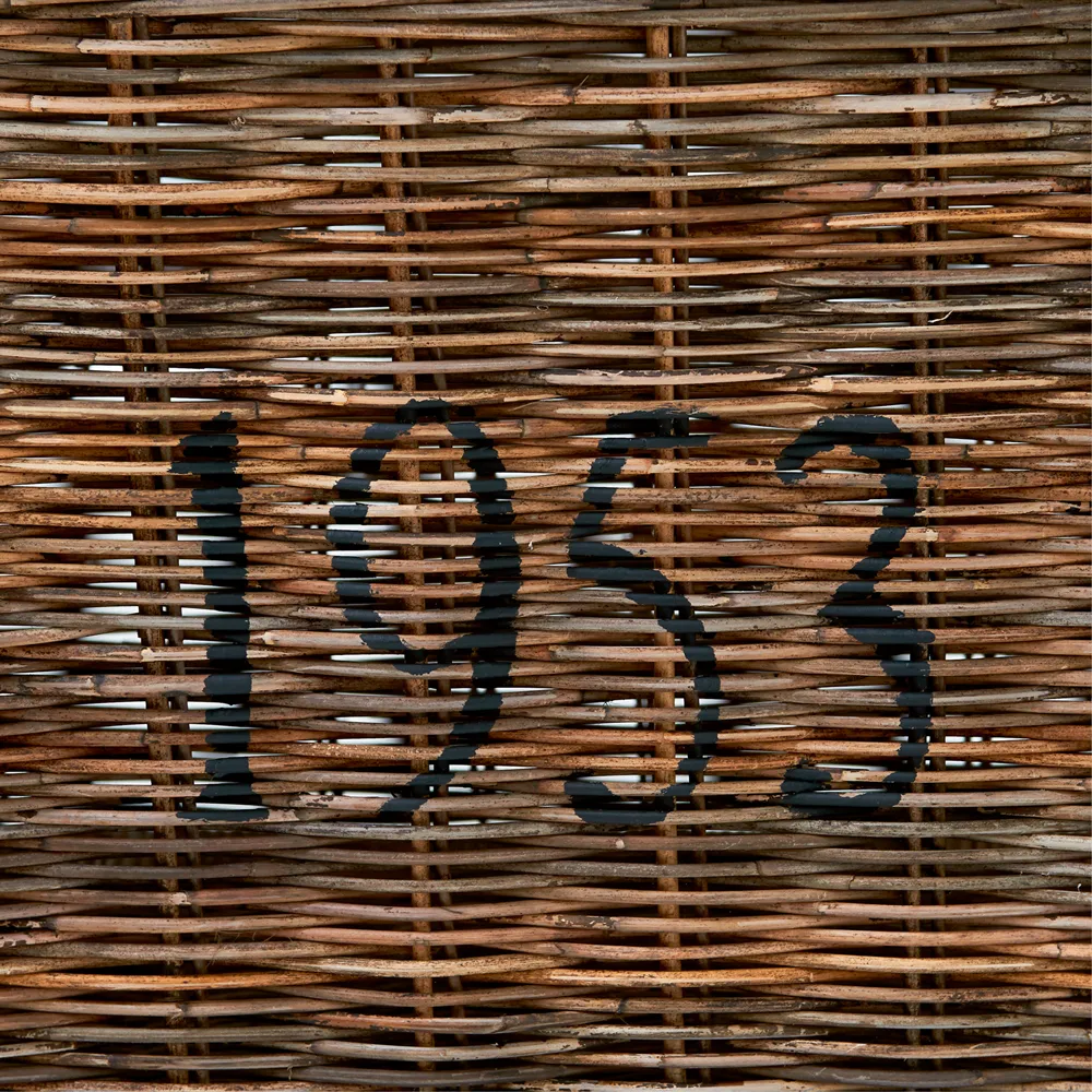 Rustic Rattan Cobblers Wharf Trunk, 90x40 cm