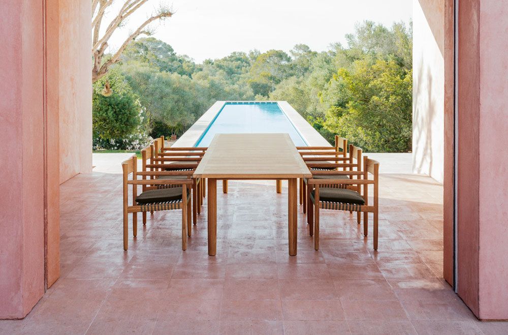 Tibbo Dining table 103x278 cm Teak