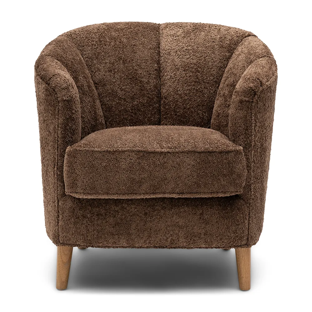 Armchair Rue Royale Umber Brown