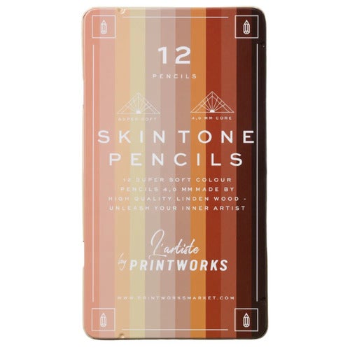 12 Colour pencils - Skin tone