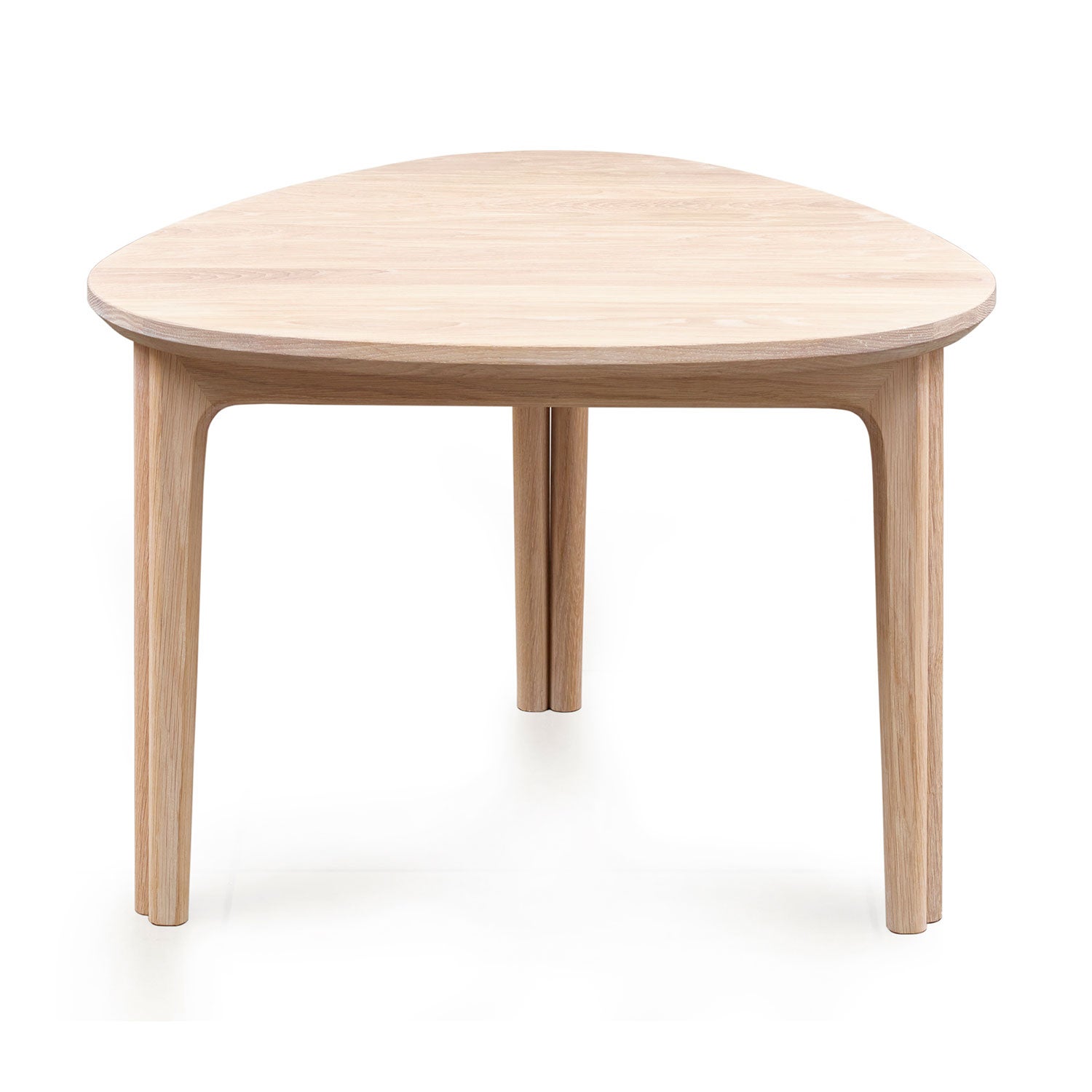 Sm207 Coffee Table Oak White Oil/White Laminate 65X63X47cm