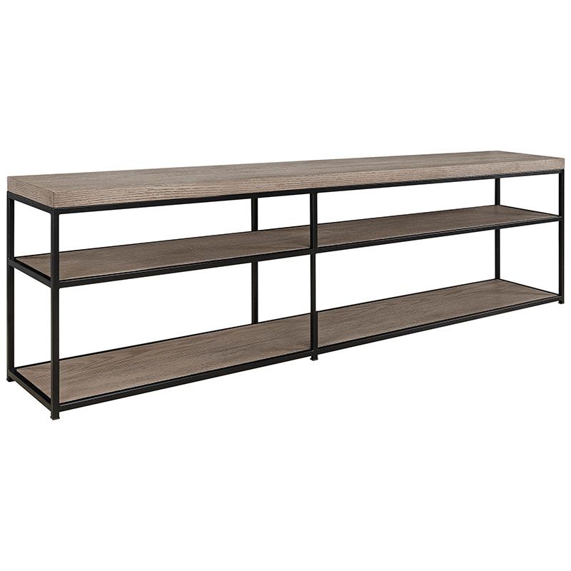 Mason Media Bench Antique Grey