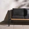 Motty 2-seater sofa black / Teddy black