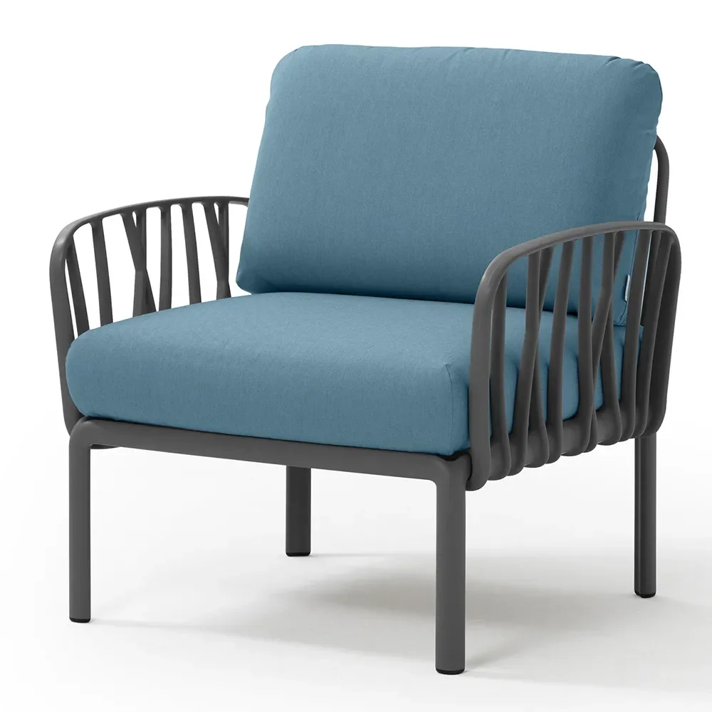 Komodo Armchair Anthracite - Adriatic Sunbrella
