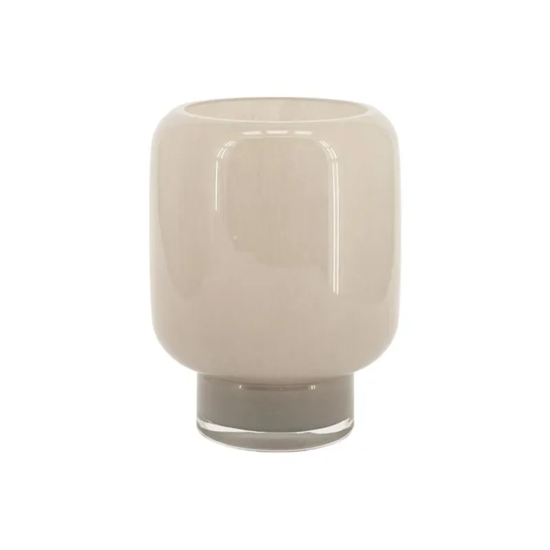 Solenne small 15,5x15,5x19,5 cm glass taupe