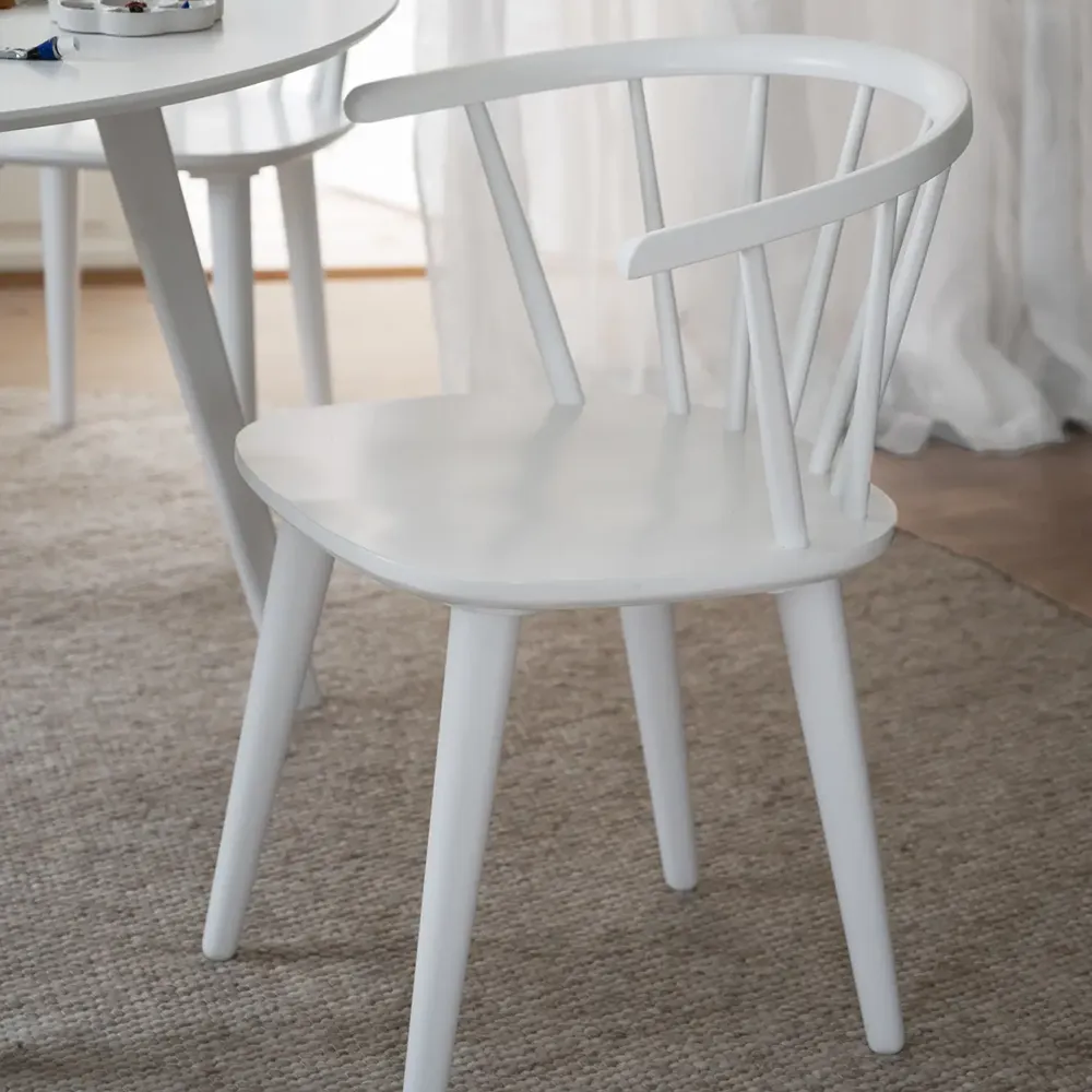 Carmen dining chair white