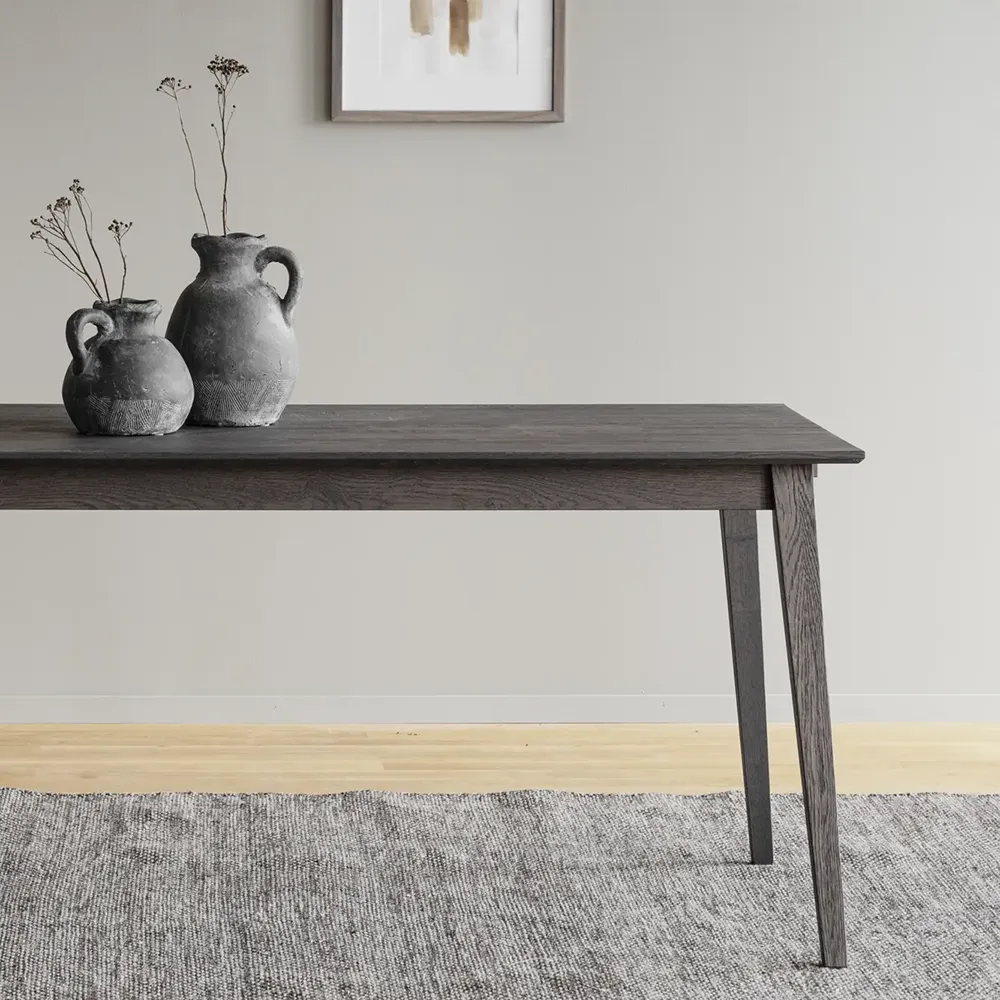 Filippa dining table 180x90 cm dark brown oak