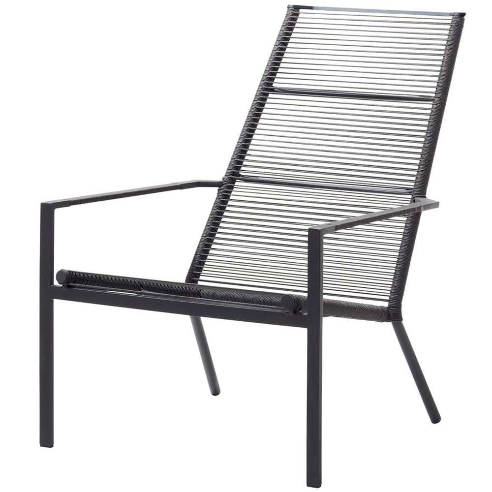 Edge Armchair Anthracite Rope