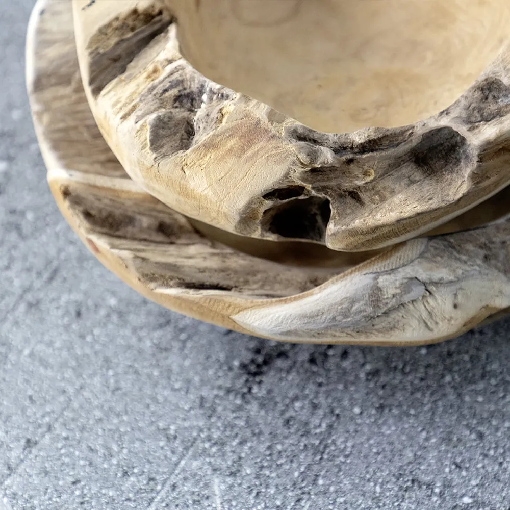 Root Wooden Bowl 2-Pack