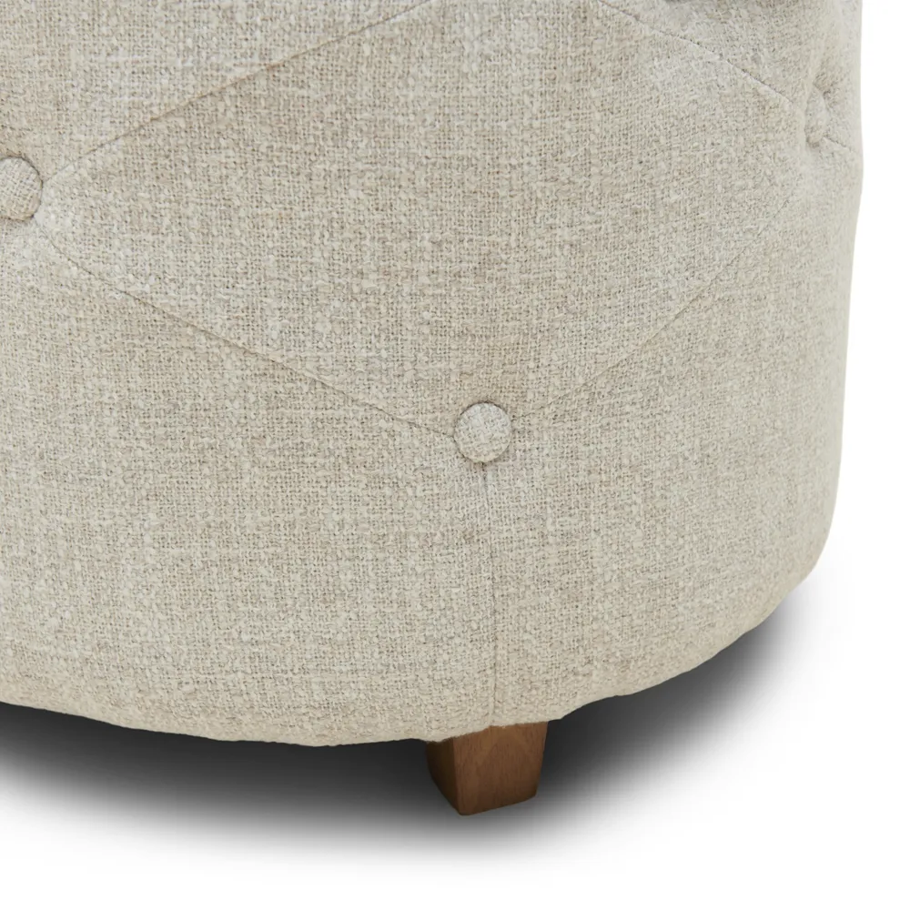 Footstool Bowery Antique White