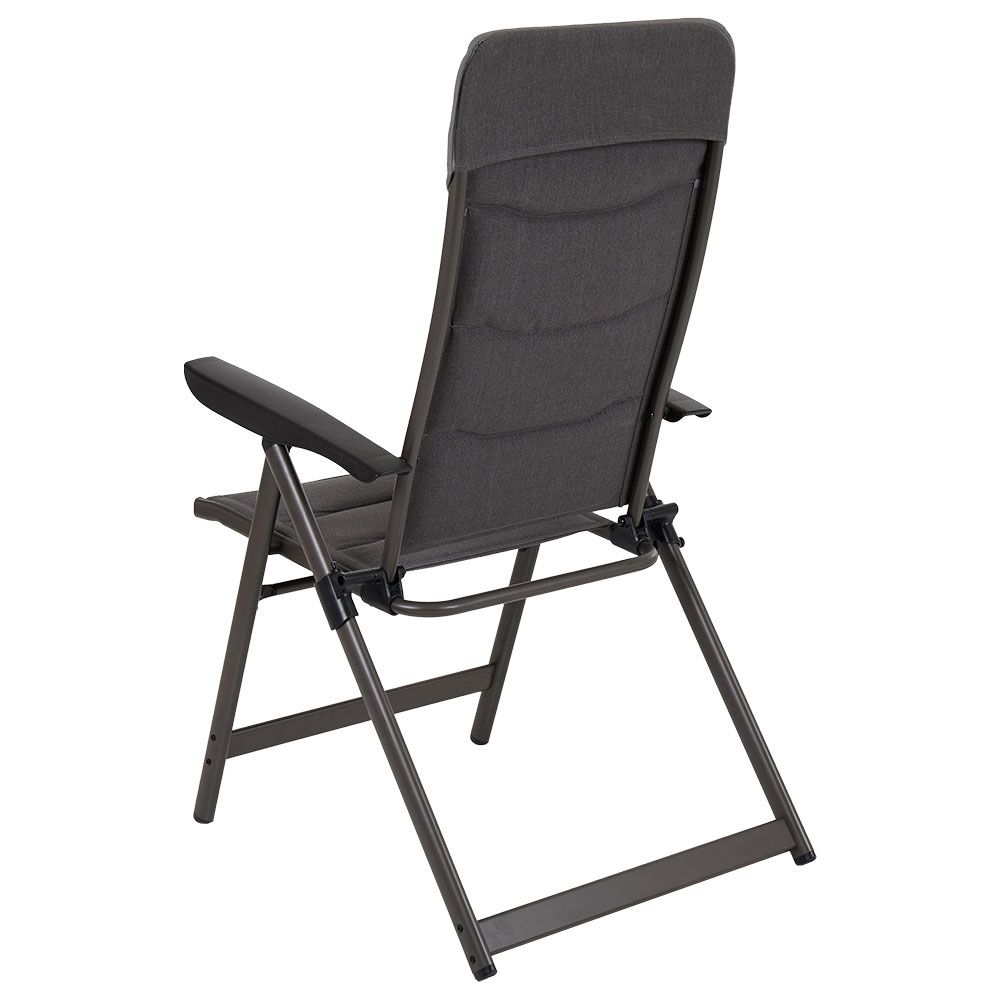 Croquet camping chair anthracite/grey