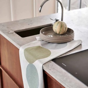 Kitchen towel Otto Olive 46x66 cm