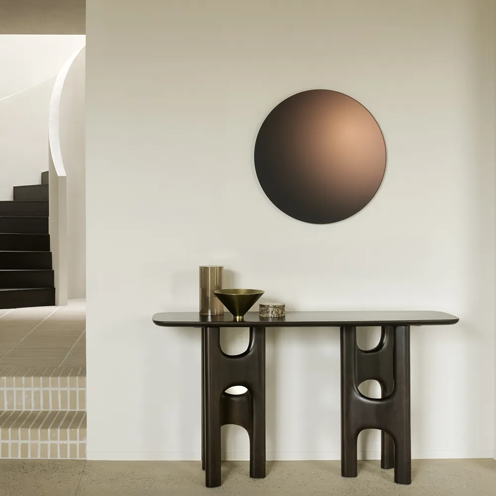 Console Table Flow Rose Brown