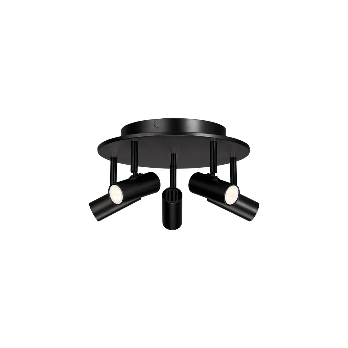 Cato spotlight 5-spot metal matt black