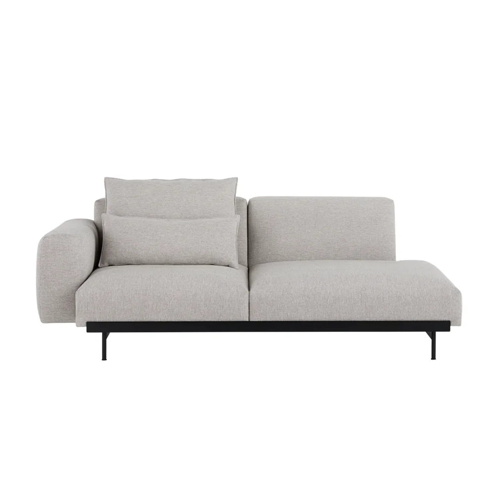 In Situ 2-seat modular sofa Config 3 - Clay12/Black