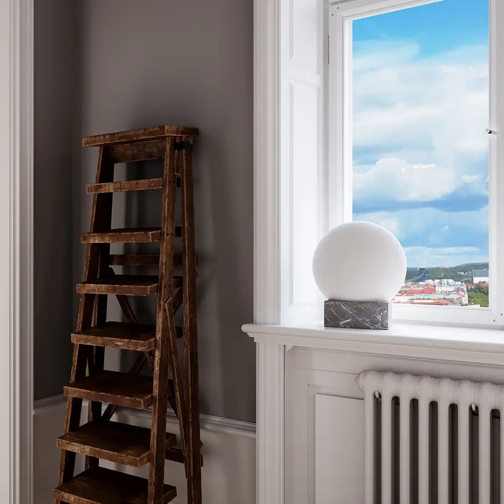 Glori Table Lamp Ø30cm White