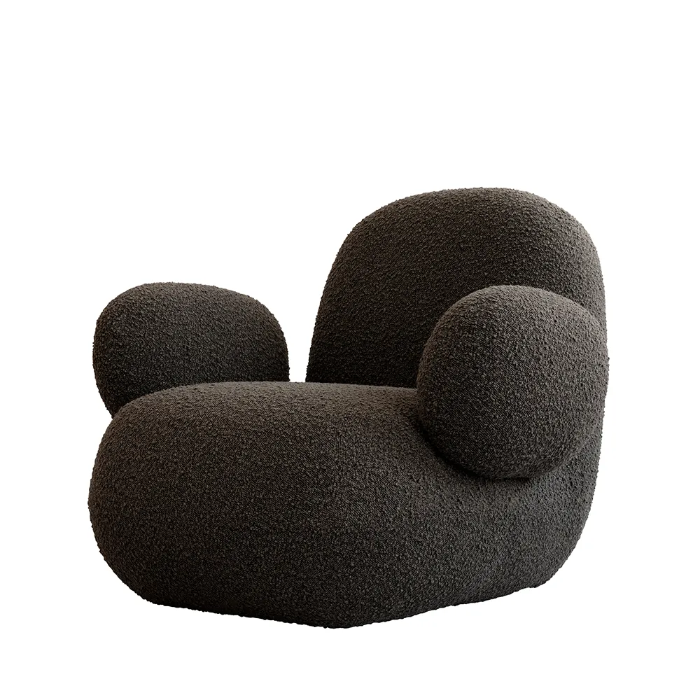 Toe Armchair Flat - Deep Taupe