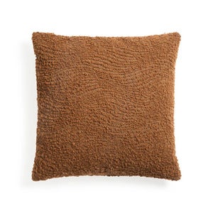 Cushion Cover Wave 50x50 cm Cinnamon