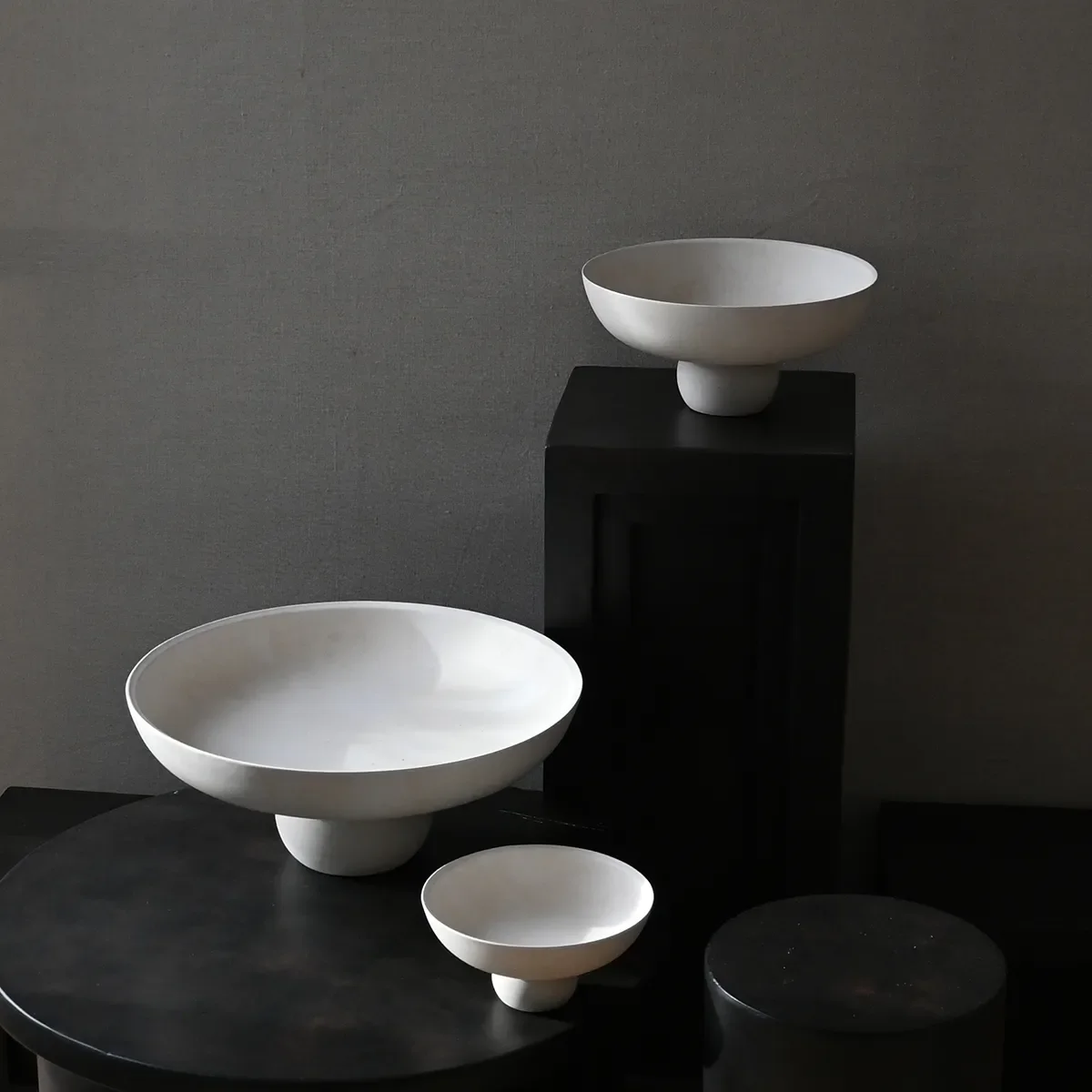 Hand-painted Decorative Bowl Baburu Big Birch Ø 43 cm