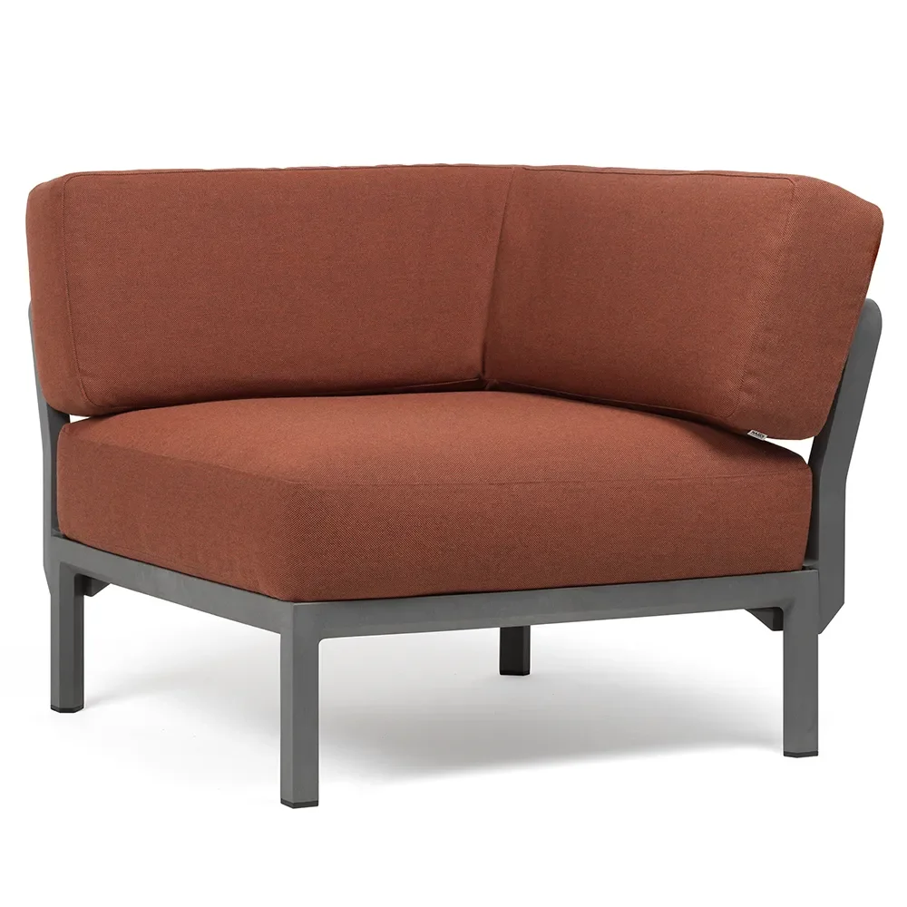 Maximo Corner Unit Basalto-Cannella