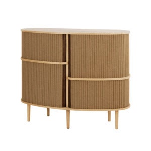 Audacious Highboard Cabinet Oak/Sugar Brown
