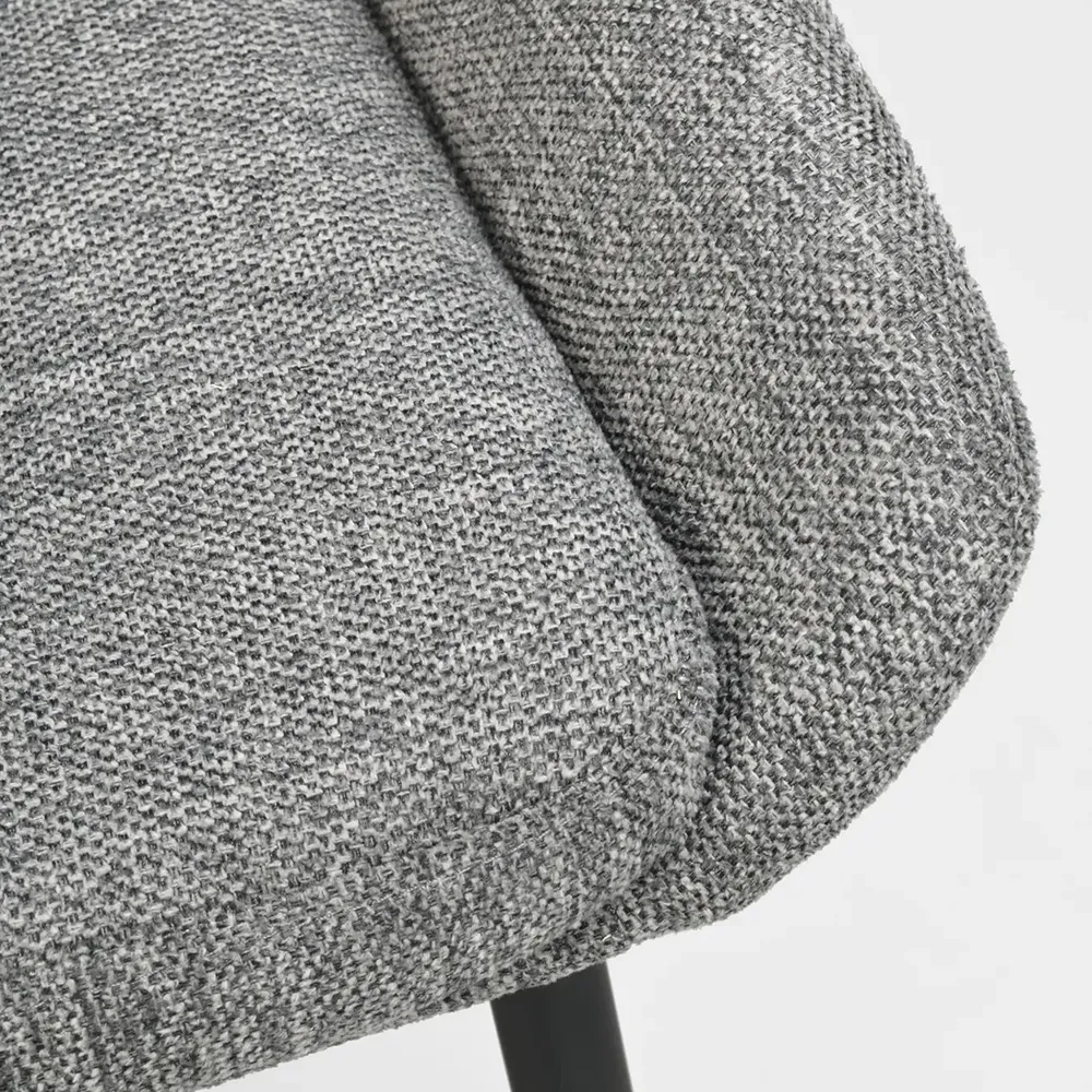 Sierra dining chair grey fabric