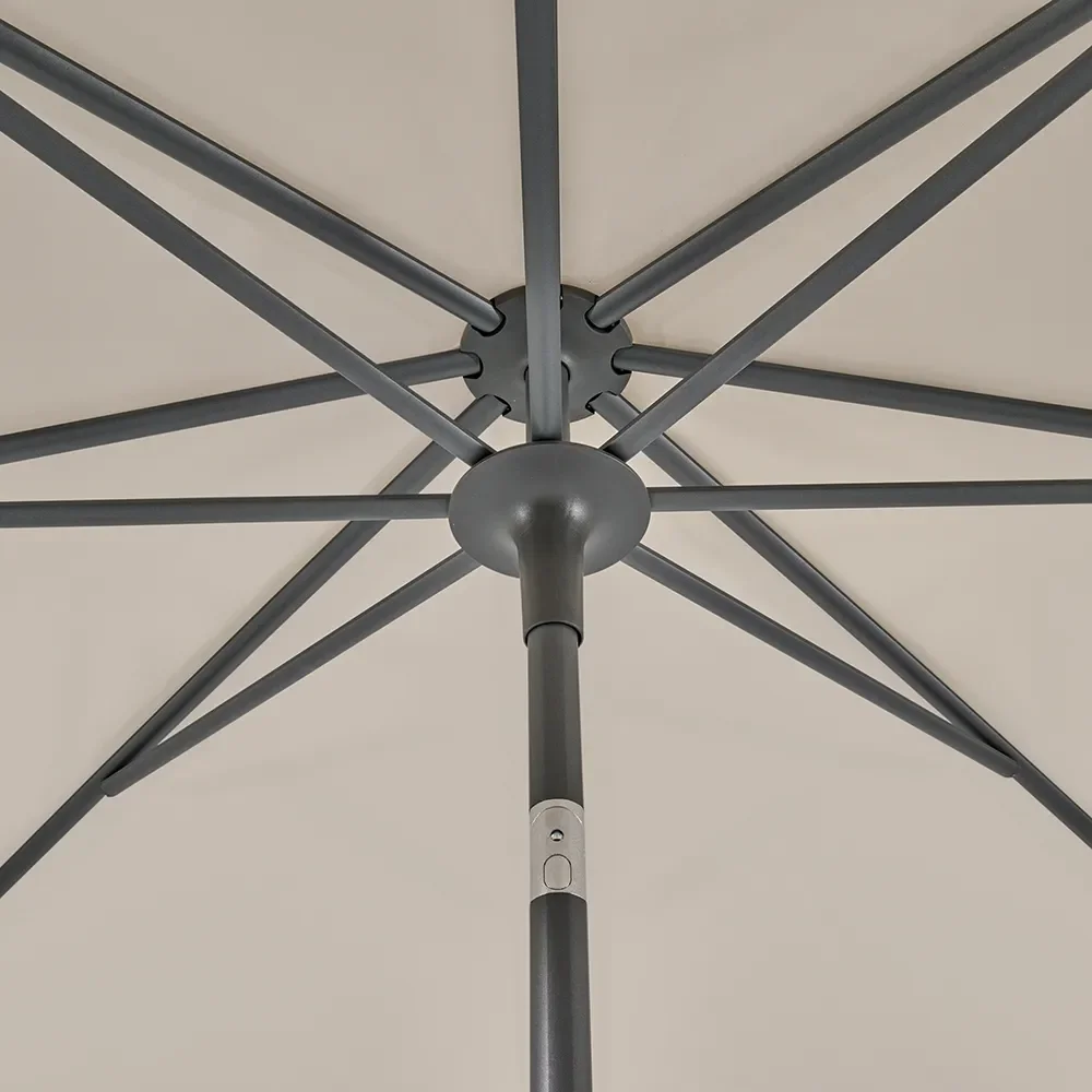 Smart parasol 240x240 cm anthracite Cat.5 550 Cement
