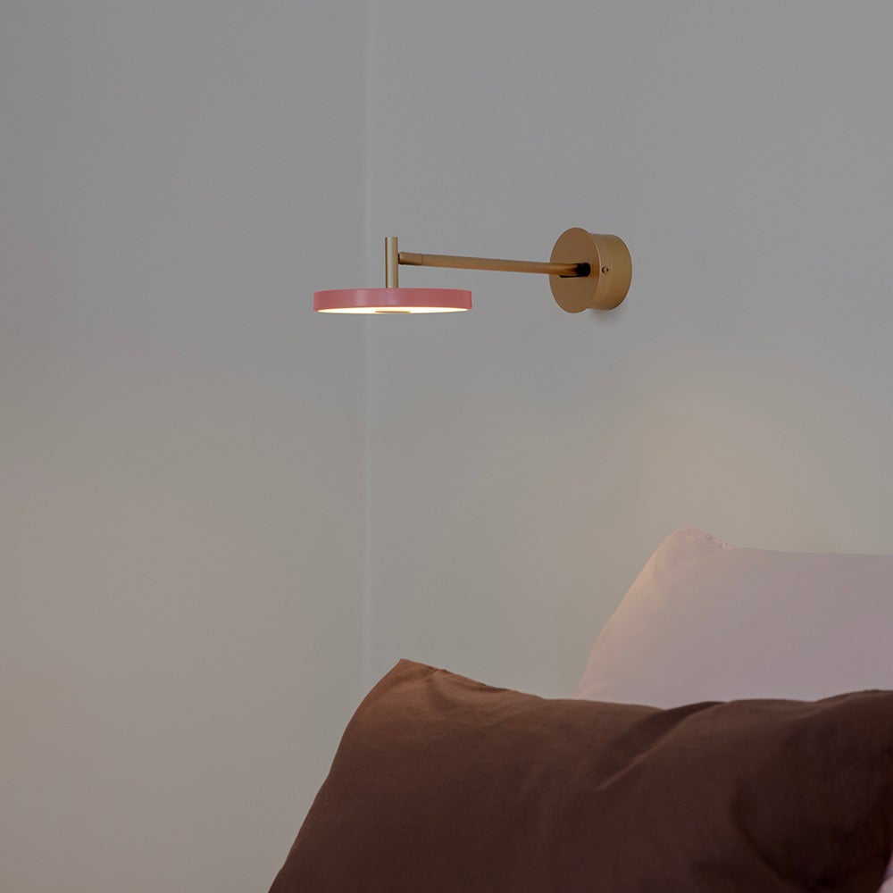 Asteria Wall Short Lamp Ø15 cm Nuance Rose