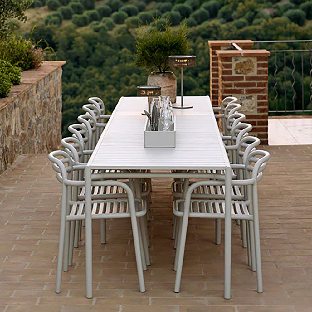 Bliss dining table extension plate incl. legs Desert red aluminium