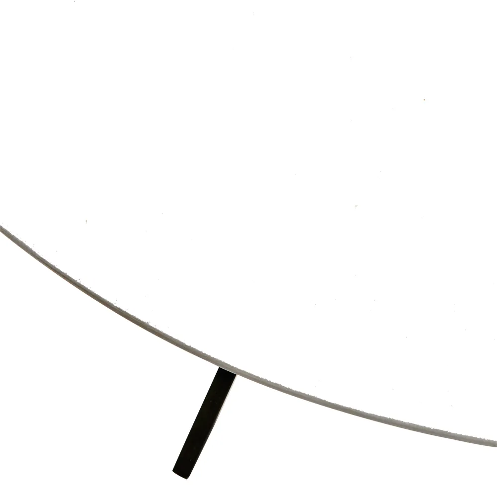 MILAN table white/black Ø120