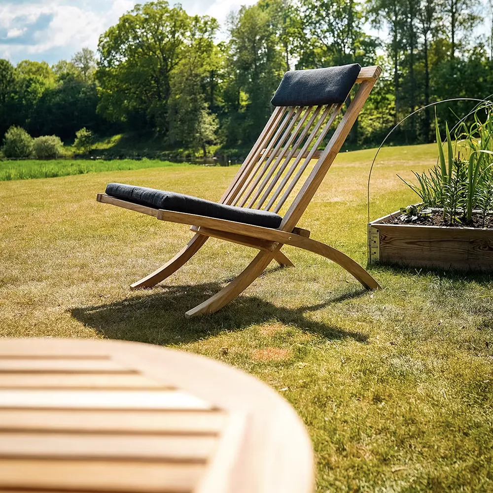 Muskö teak lounge chair