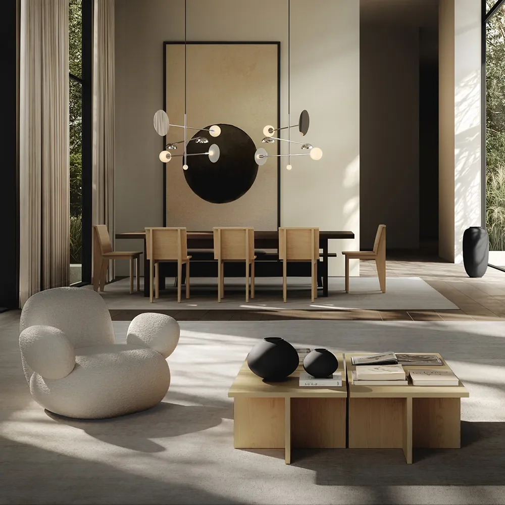 Brutus Coffee Table - Natural Oak