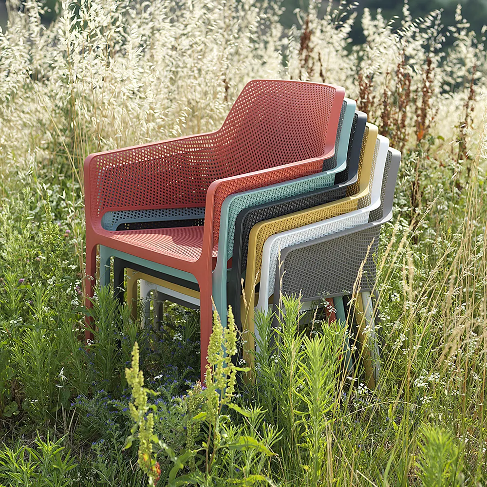 Net armchair Anthracite