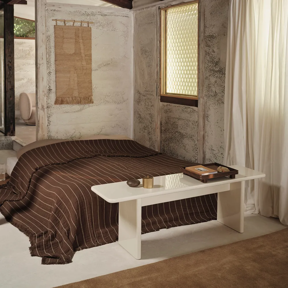 Aires Bedspread 160x240 cm Stone