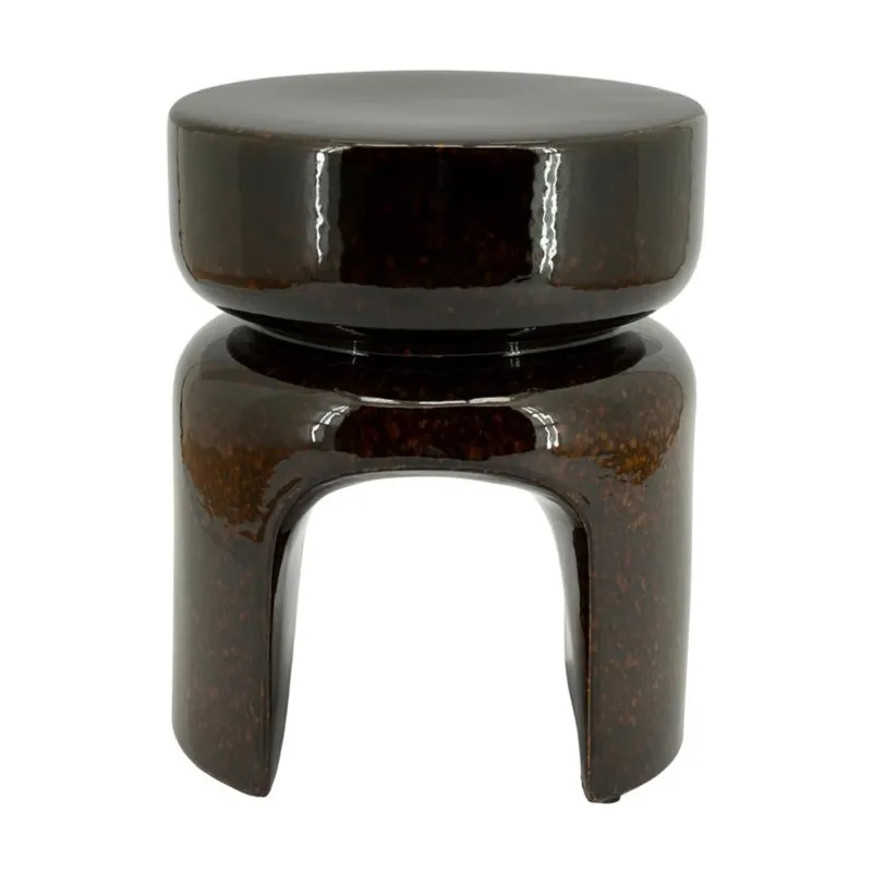 Arch 34,5x34,5x42,5 cm Earthenware dark brown