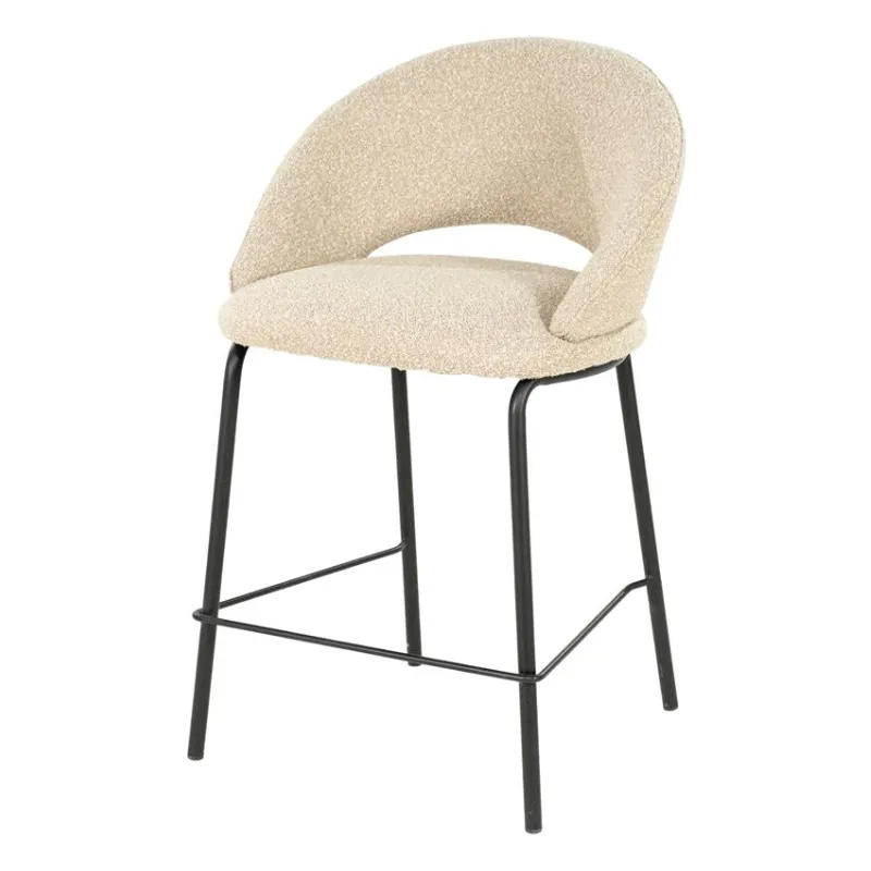 Nido barstool 57x54x92 cm taupe