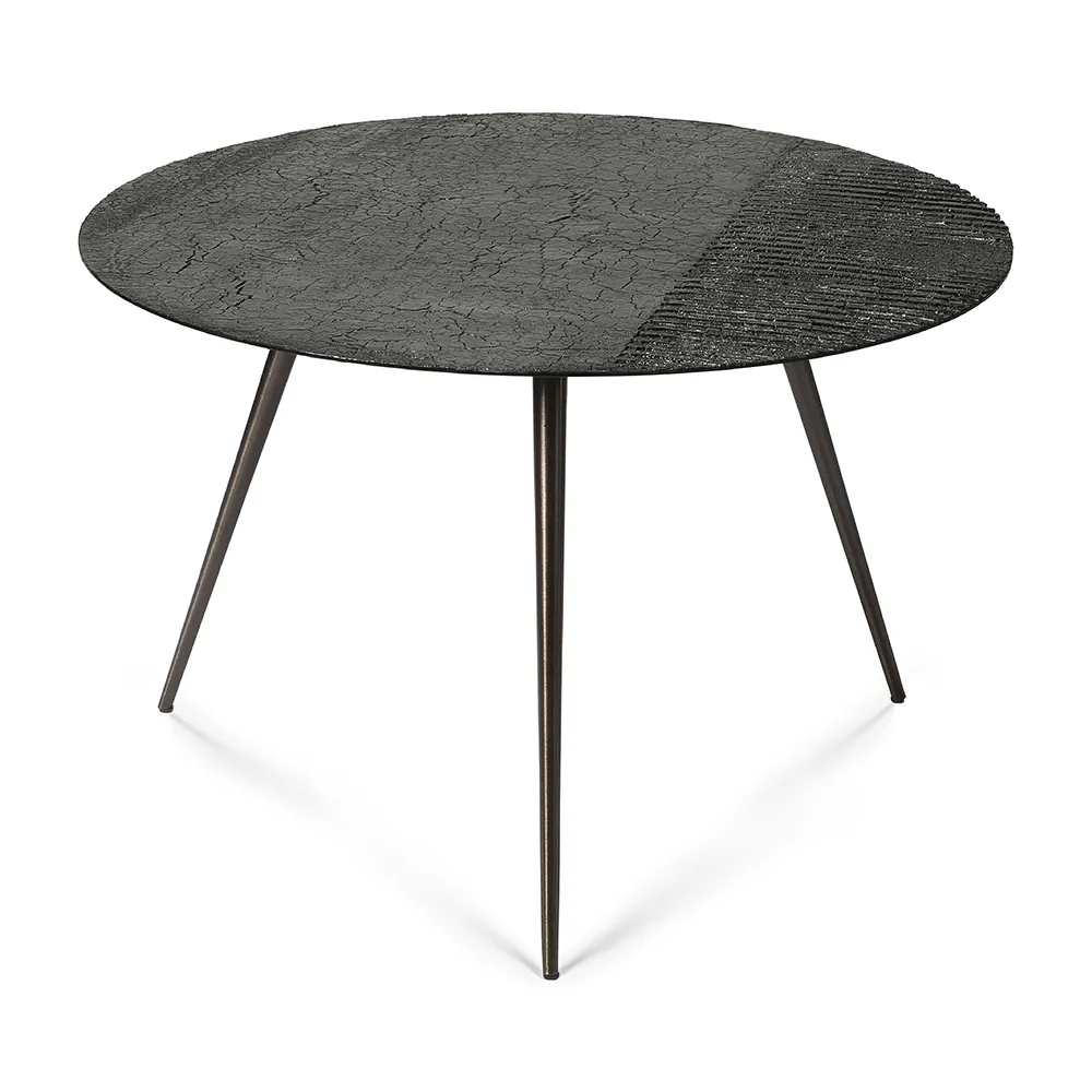Luna Coffee Table Ø65 cm Black 