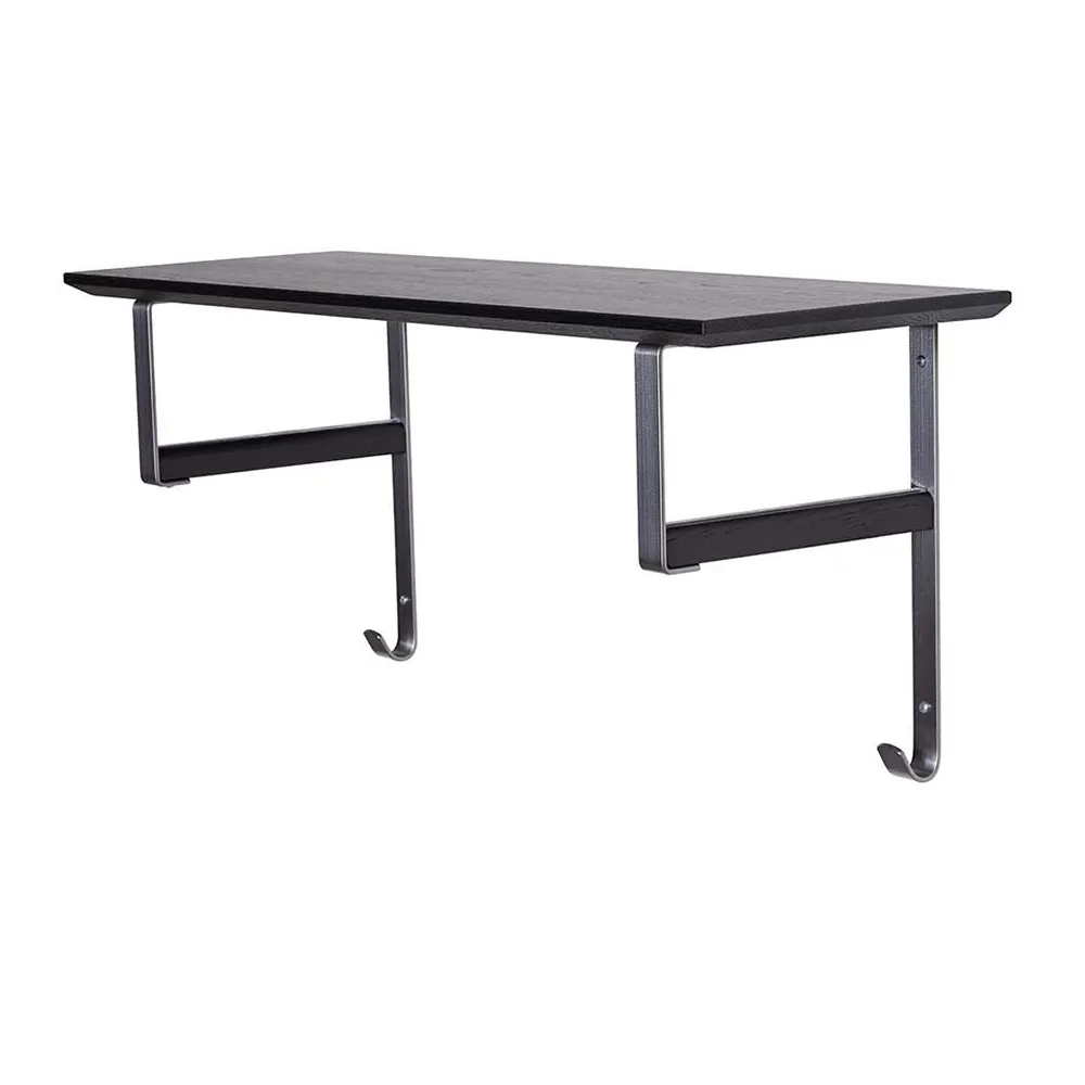 Niva Hat rack 77 cm Black stained Oak