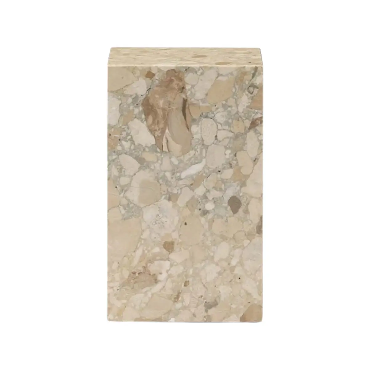 Plinth Kunis Breccia High Stone Side Table
