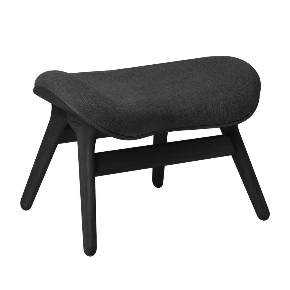 A Conversation Piece Ottoman Footstool Black Oak/Shadow