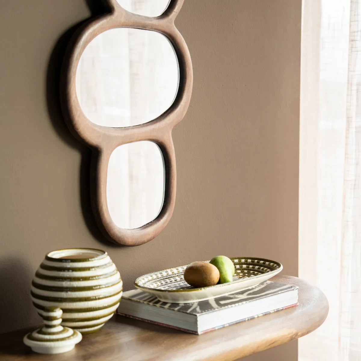 Vloom Tray 38,5x19,7x4 cm Earthenware Green