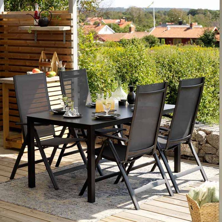 Rana armchair black / black