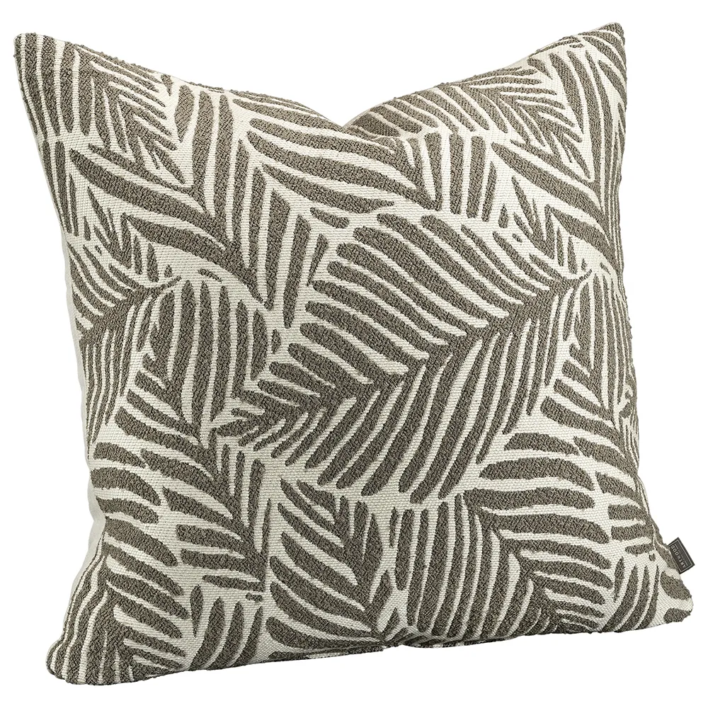 Nomad Leaf Linen Cushion Cover 50x50 cm