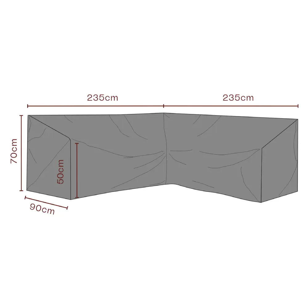 Furniture cover corner sofa 235/235x70 cm Premium
