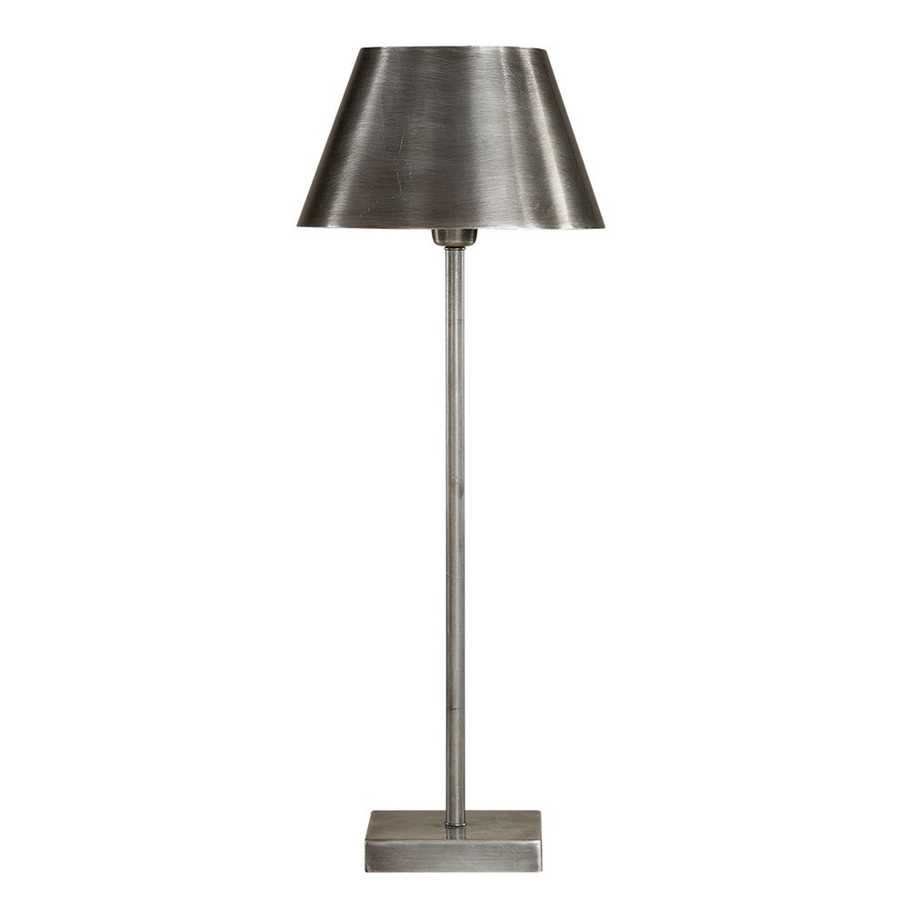 Pewter Low Table Lamp
