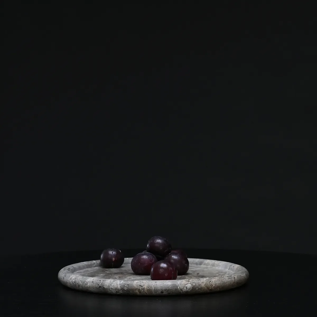 Decorative Tray in Travertine Enkei Maxi Ø 40 cm