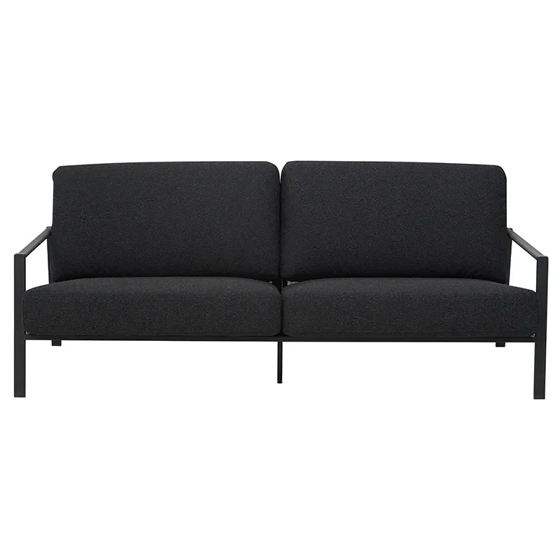 Lyra sofa Black / Teddy black