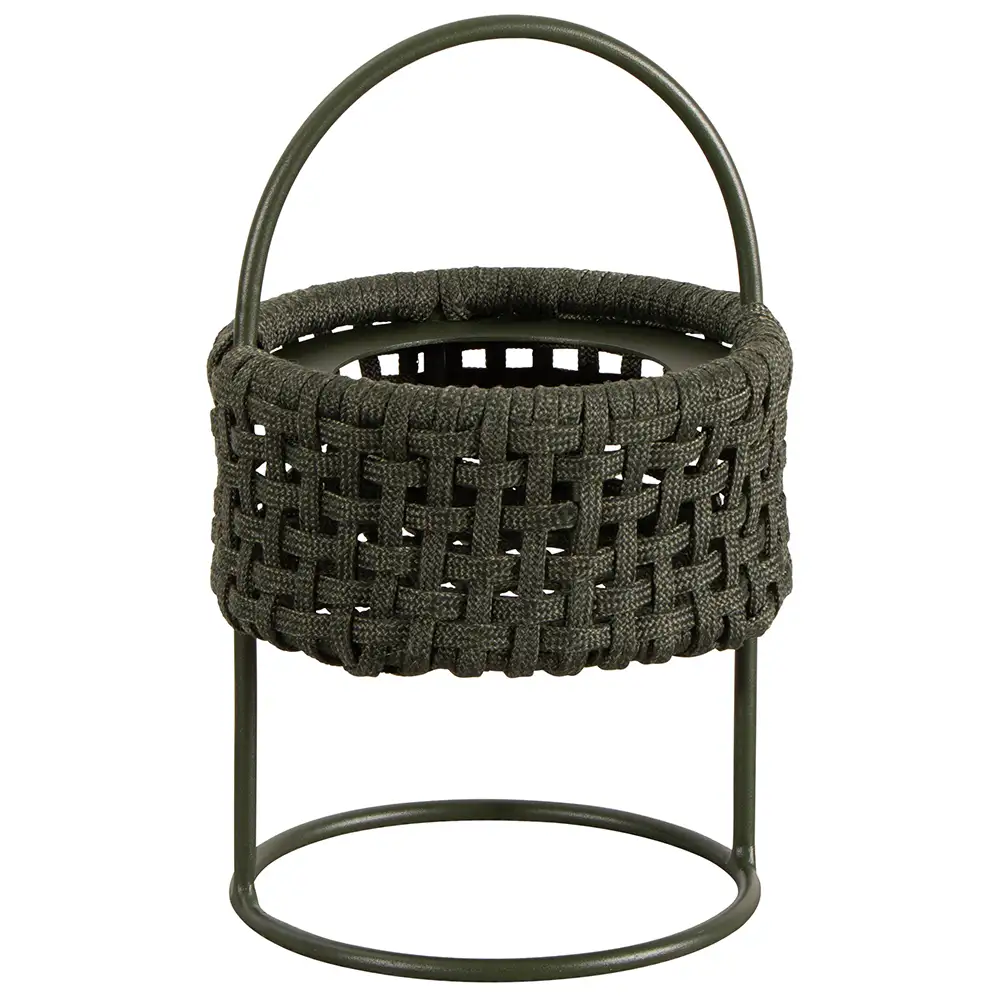 Illusion lamp Dark green, Soft Rope