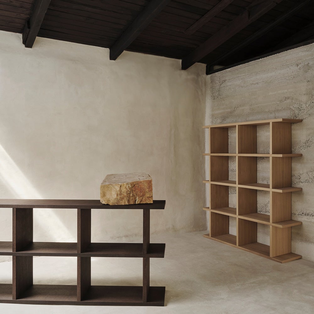 Kona Bookcase 3x2 - Dark Stained oak