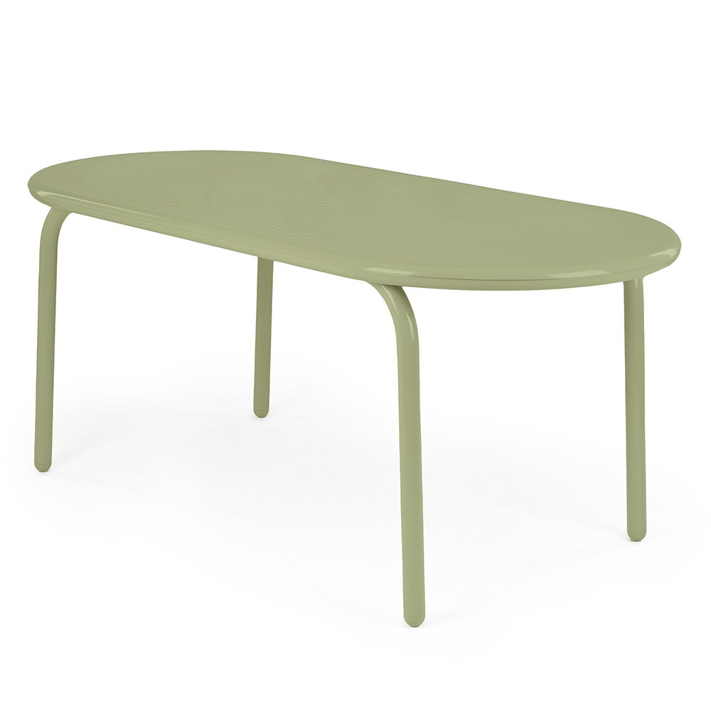 Groove Obround Table Moss 